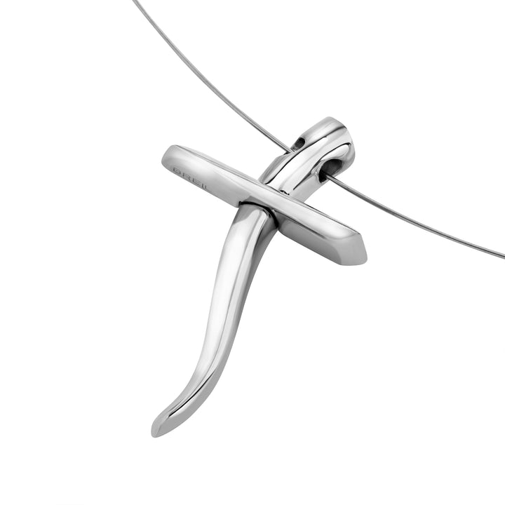 Breil Reloaded Steel Moon choker ketting TJ3923
