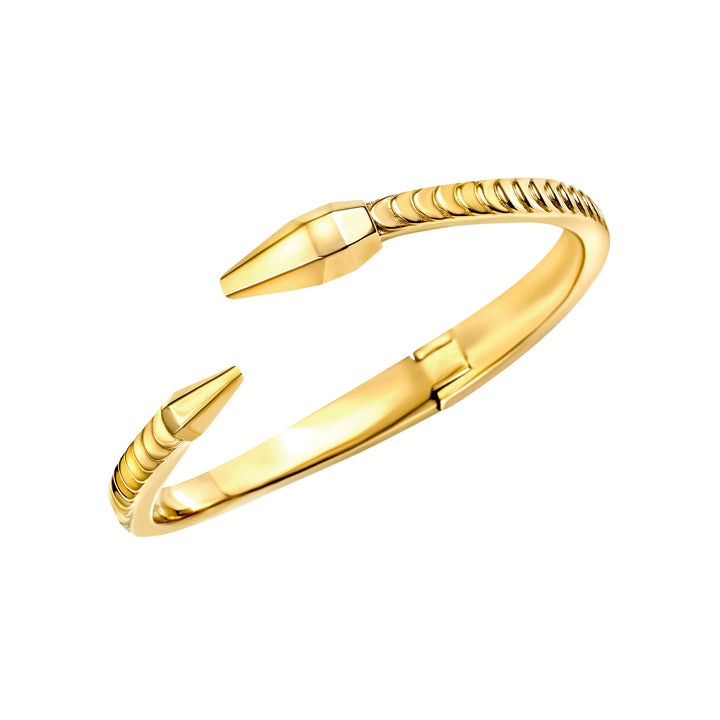 Breil Hypnotic stijve stalen armband met 14K gouden PVD-afwerking TJ4207