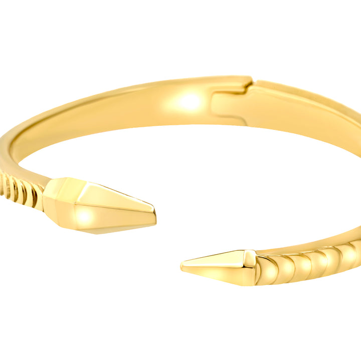 Breil Hypnotic stijve stalen armband met 14K gouden PVD-afwerking TJ4207