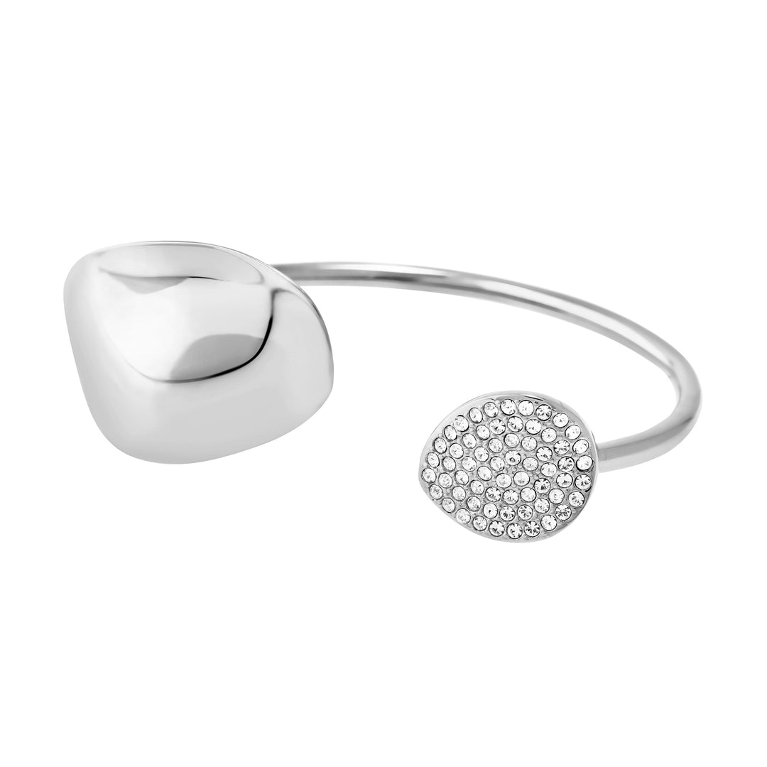 Breil stijve armband B Whisper Glow stalen zirkonia TJ4224