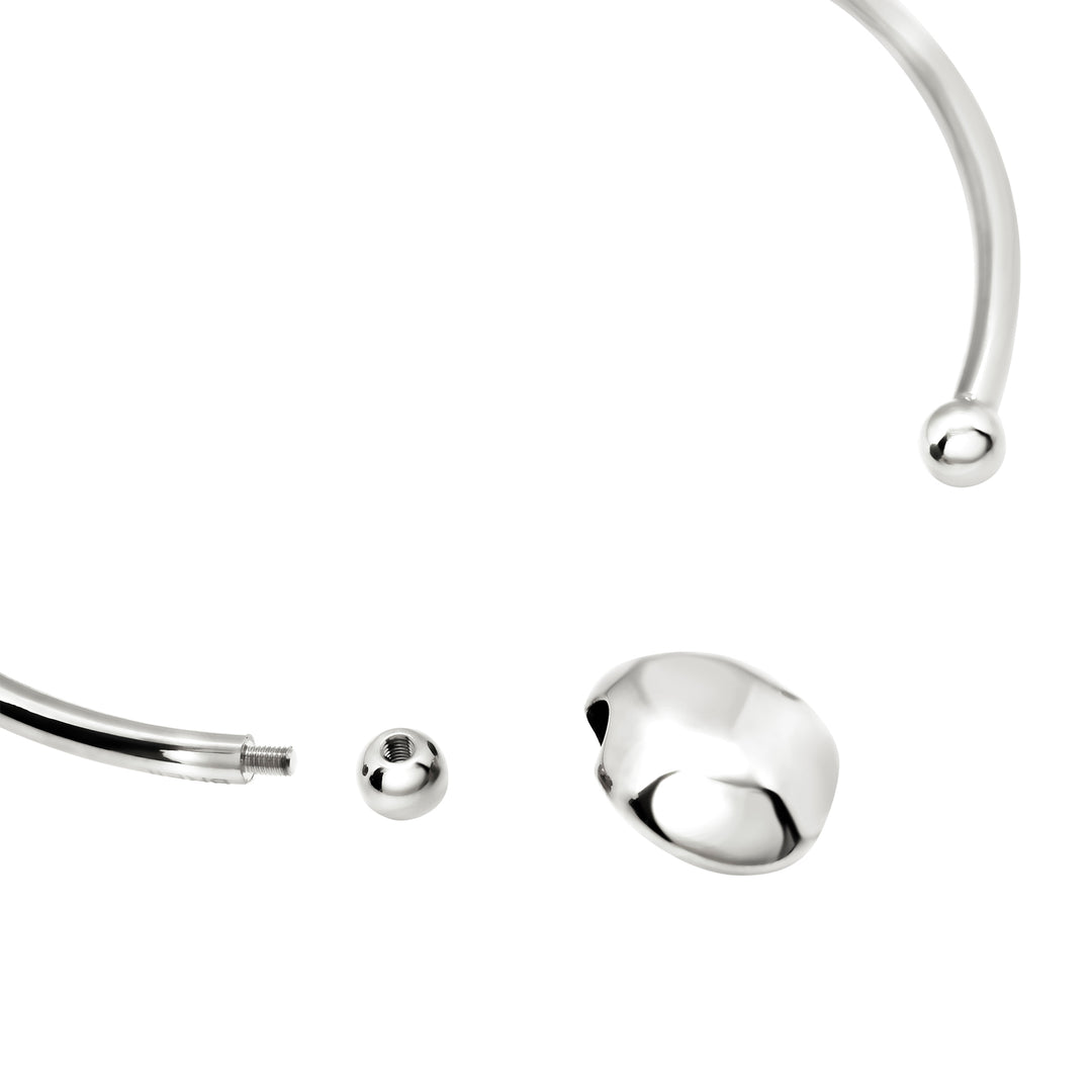 Breil stijve Petra stalen choker ketting TJ4241