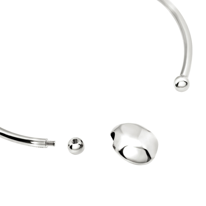 Breil stijve Petra stalen choker ketting TJ4241