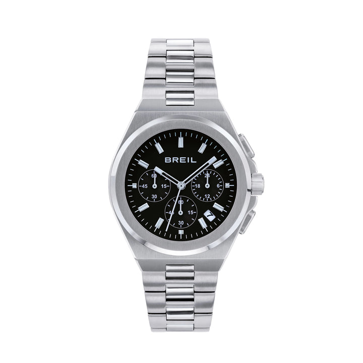 Breil Apex Chrono Uhr 40 mm schwarzer Quarzstahl TW2111