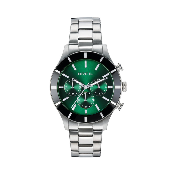 Breil Uhr Remixer Chrono 42mm grüner Quarzstahl TW2115