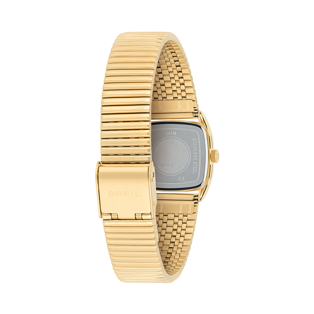 Breil Uhr Stylize 24 mm burgunderroter Quarzstahl Gelbgold PVD-Finish TW2120