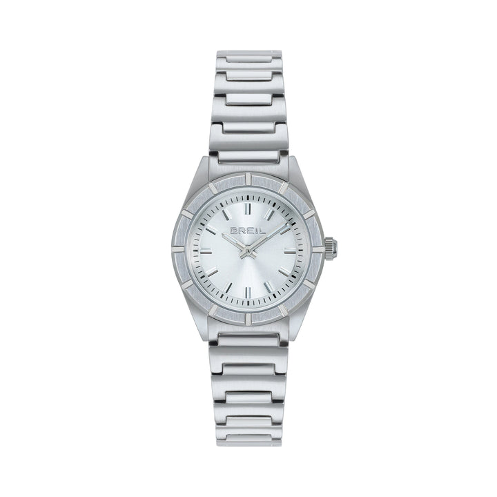Breil Uhr B 12 H 26,5 mm Silber Quarzstahl TW2187