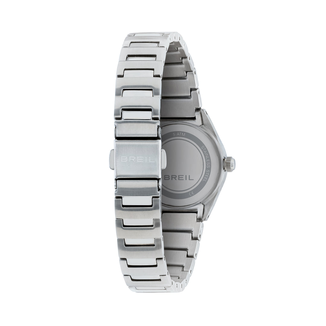 Breil Uhr B 12 H 26,5 mm Silber Quarzstahl TW2187
