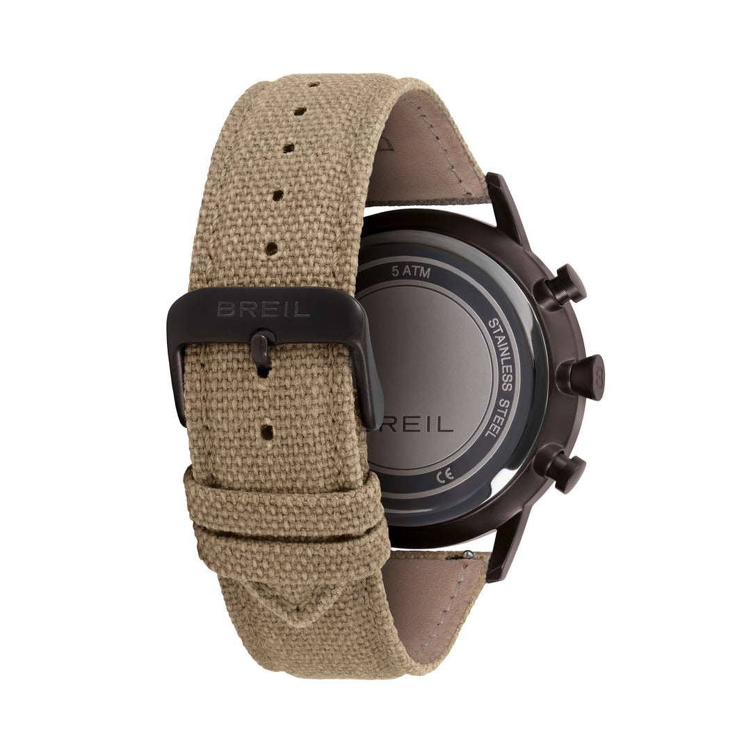 Breil horloge Six.3.Nine Chrono 44 bruin quartz staal IP chocolade TW2193