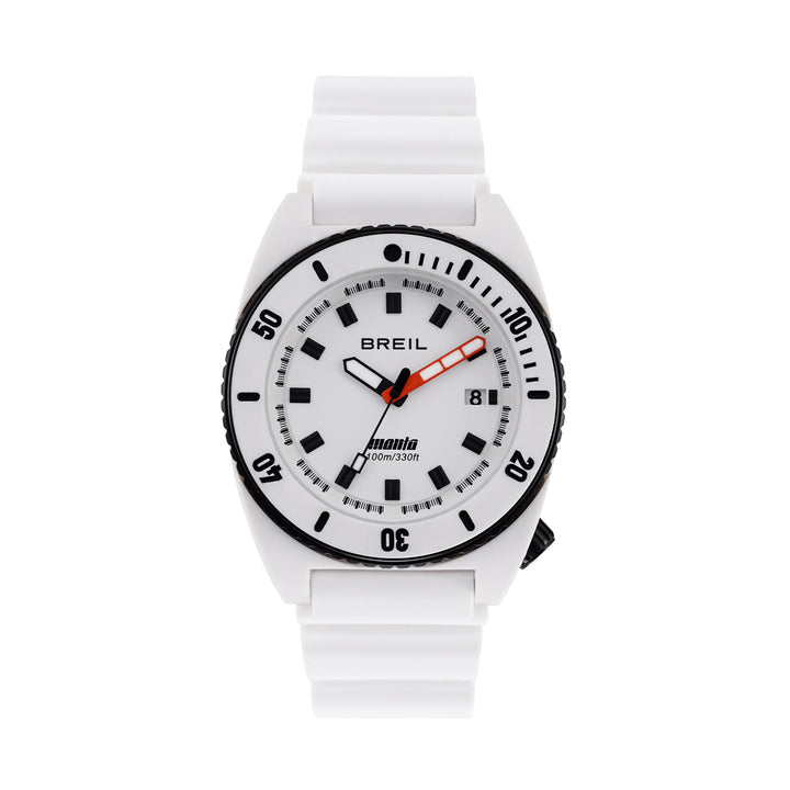 Breil Manta E.C.O. horloge Blend 42 mm wit kwarts aluminiumoxide en polyamide TW2194