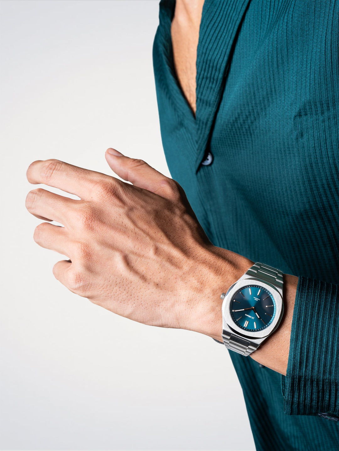 D1 Milano Groovy Green Ultra Thin 39 mm D1-UHBJ03