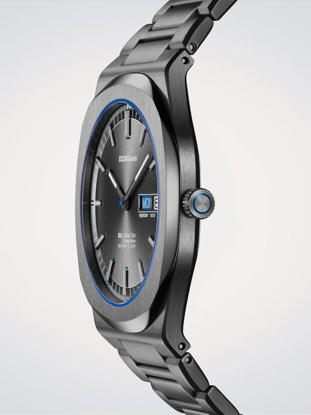 D1 Milano Dark Illusion Ultra Thin Watch 39 mm D1-UHBJ08