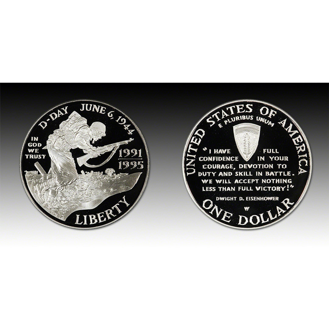 United States 50th Anniversary World War II Silver Coin Set