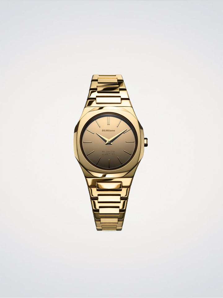 D1 Milano Gold Gleam Ultra Thin Watch 30 mm D1-UTBL40