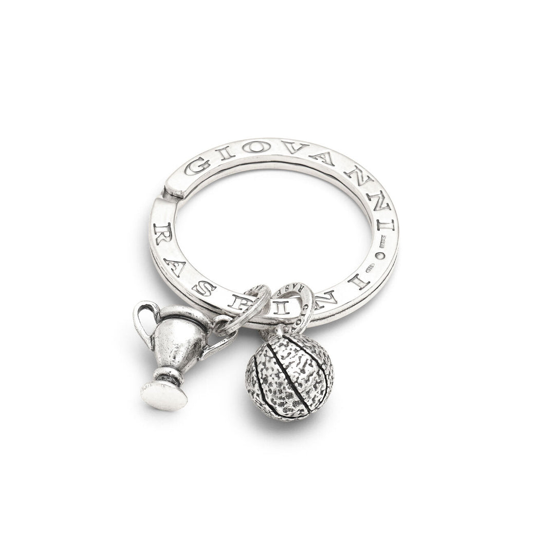 Giovanni Raspini basketball key ring 925 Silver key ring X01405
