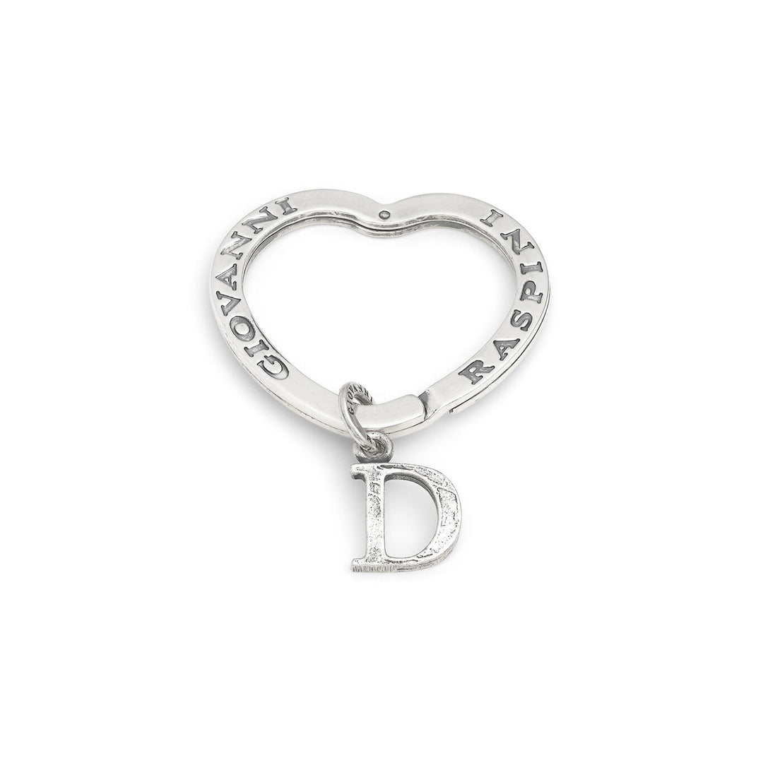 Giovanni Raspini key ring letter d Key ring in 925 Silver X01441