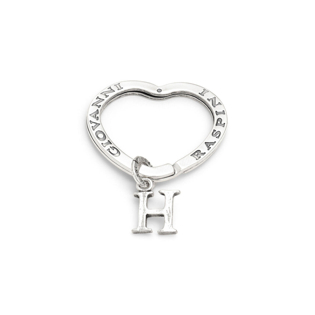 Giovanni Raspini key ring letter h Key ring in 925 Silver X01437
