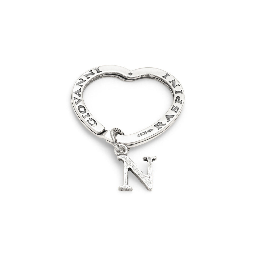 Giovanni Raspini key ring letter n Key ring in 925 Silver X01431