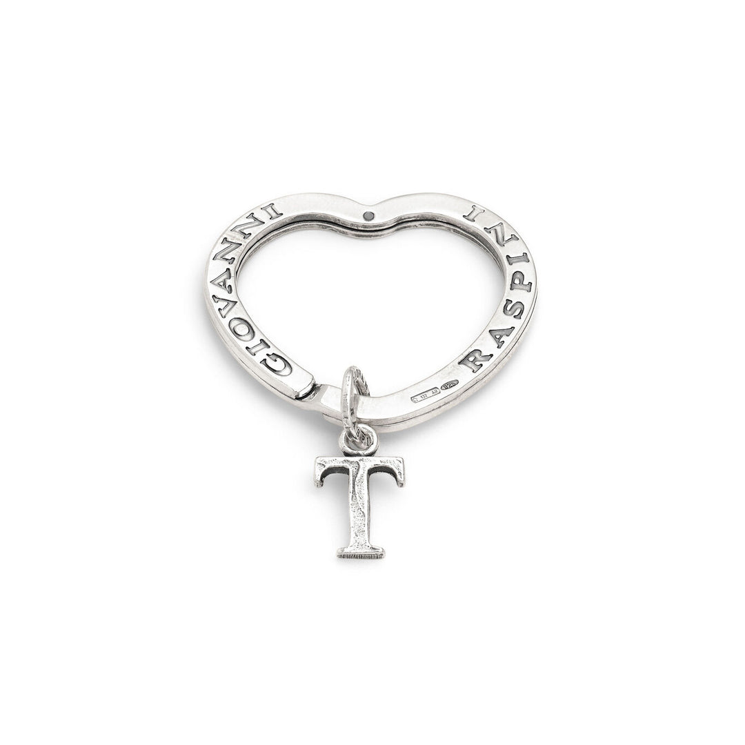 Giovanni Raspini key ring letter t Key ring in 925 Silver X01425