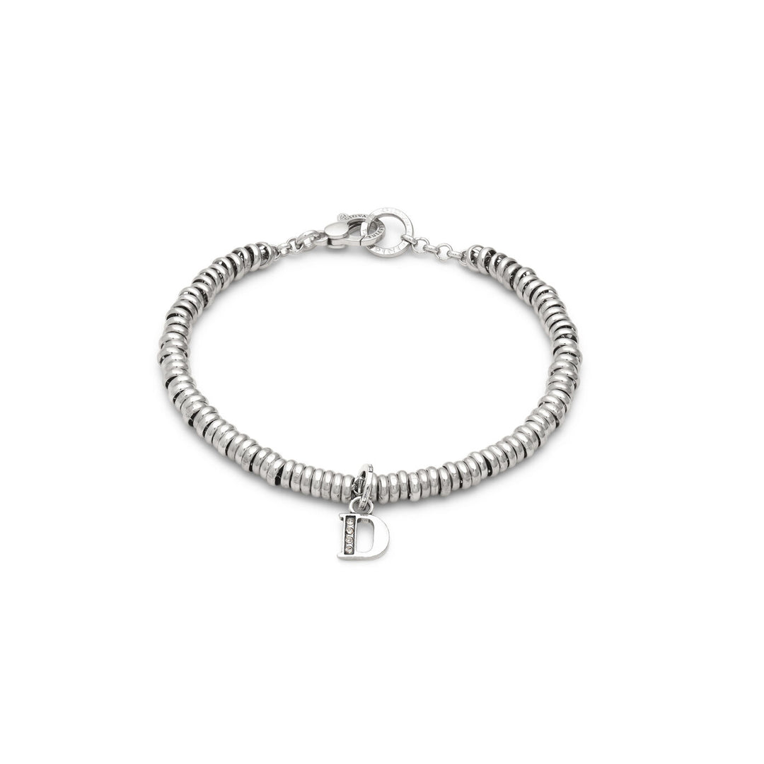 Giovanni Raspini bracelet letter d crystal Bracelet in 925 silver and zircons X01465
