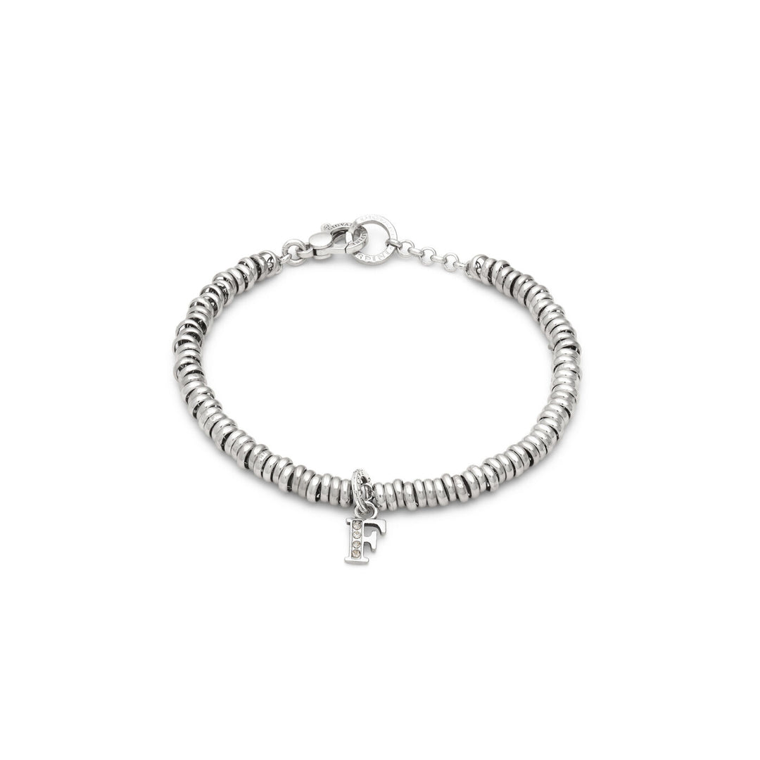 Giovanni Raspini Armband Buchstabe F Kristall Armband aus 925er Silber und Zirkonen X01463