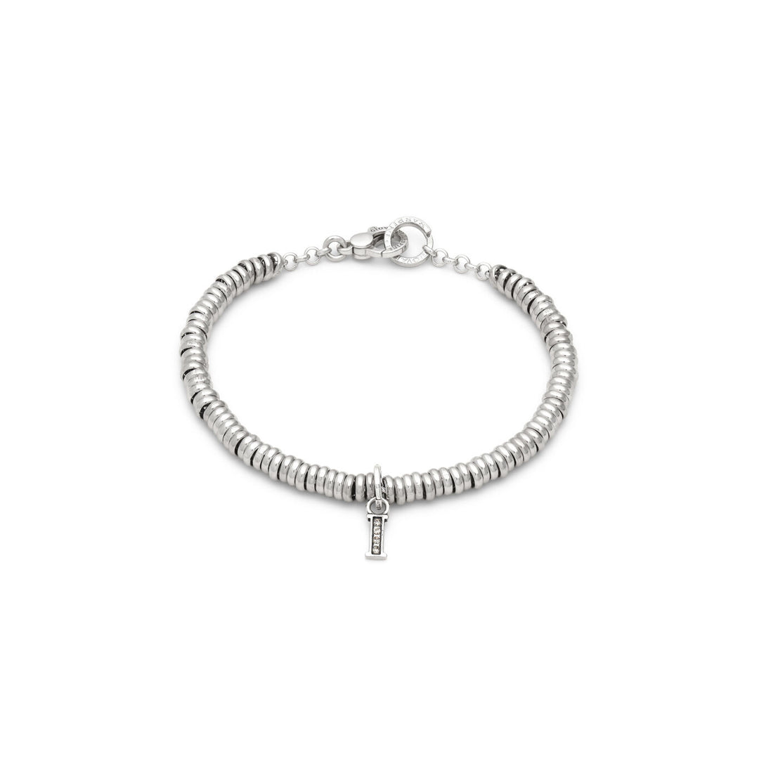 Giovanni Raspini bracelet letter i crystal Bracelet in 925 silver and zircons X01460