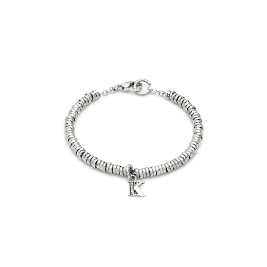 Giovanni Raspini bracelet letter k crystal Bracelet in 925 silver and zircons X01458