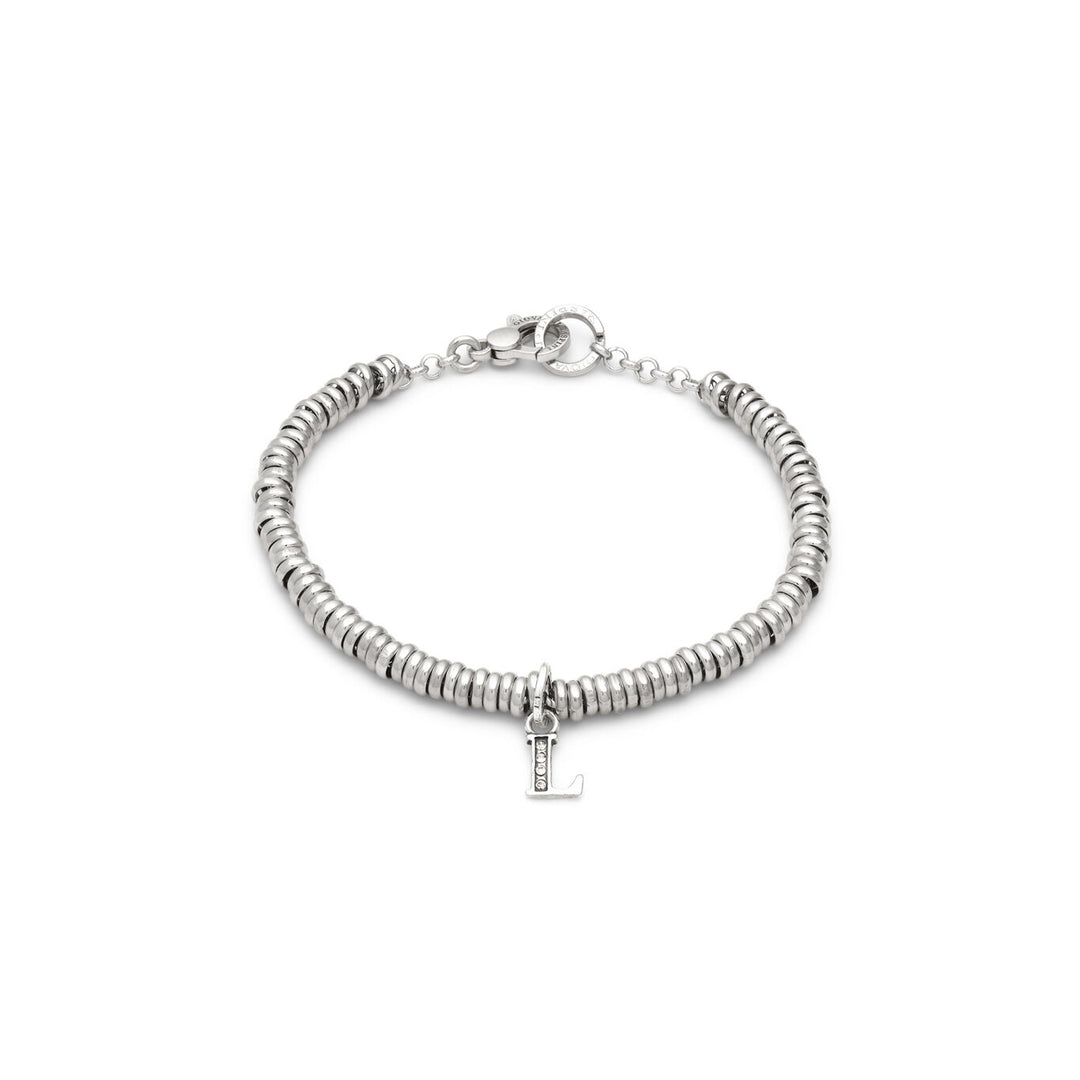 Giovanni Raspini bracelet letter l crystal Bracelet in 925 silver and zircons X01457