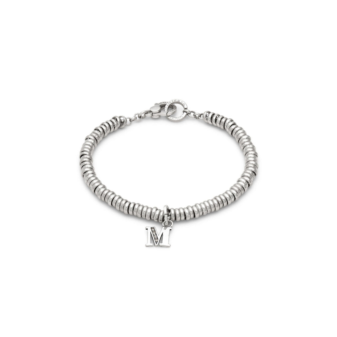 Giovanni Raspini bracelet letter m crystal Bracelet in 925 silver and zircons X01456