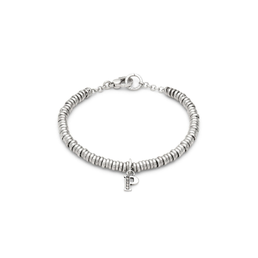 Giovanni Raspini bracelet letter p crystal Bracelet in 925 silver and zircons X01453