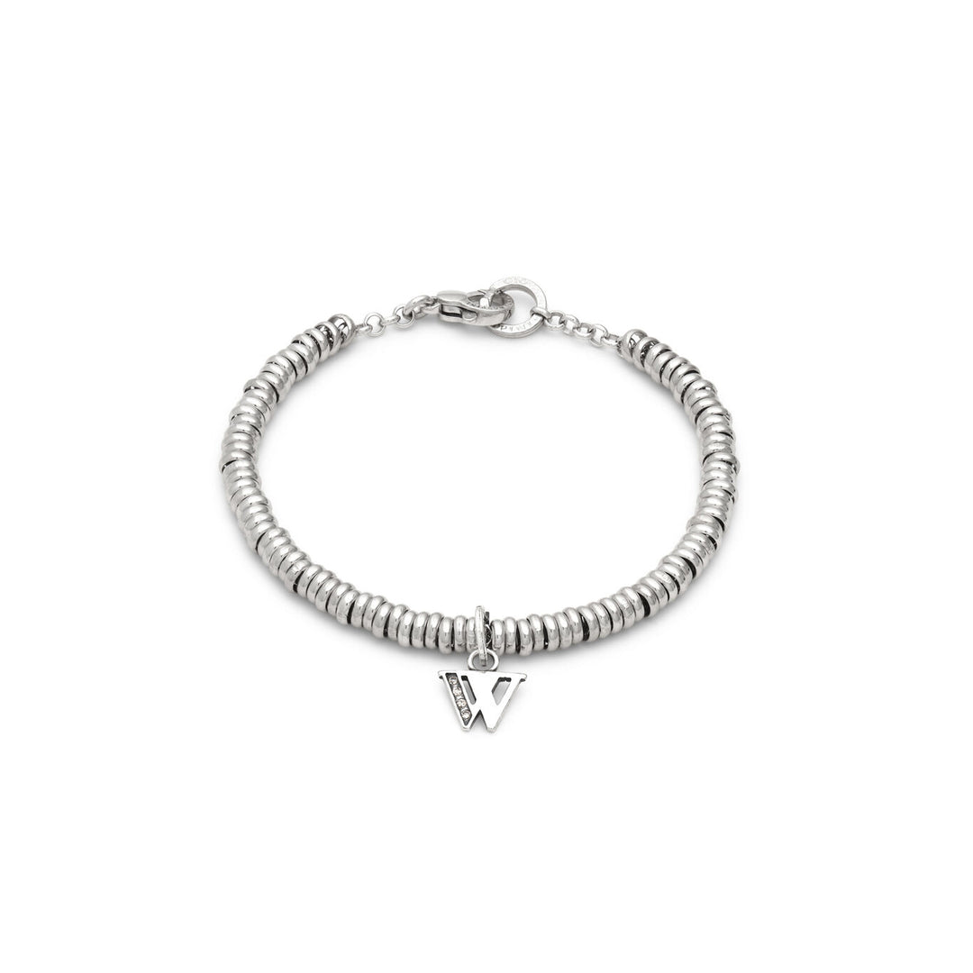 Giovanni Raspini bracelet letter w crystal Bracelet in 925 silver and zircons X01446