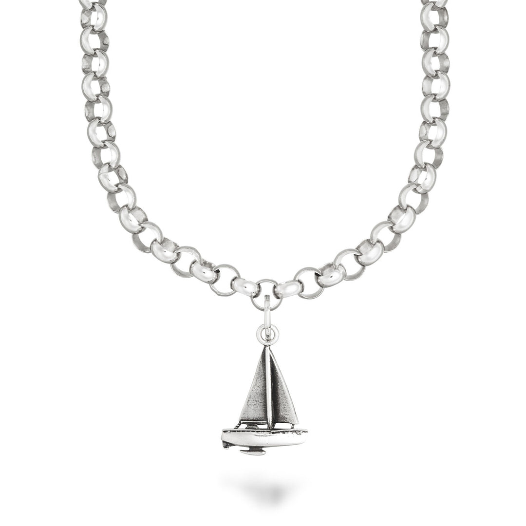 Giovanni Raspini T-Bar Zeilbootketting zilver X01638