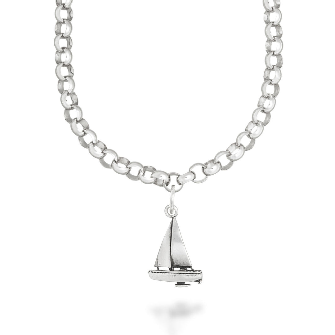 Giovanni Raspini T-Bar Zeilbootketting zilver X01638
