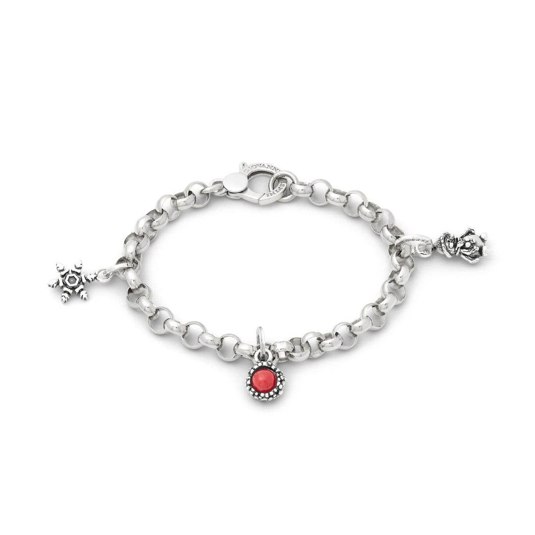 Giovanni Raspini snow charm bracelet Bracelet in 925 silver and zircons X01687