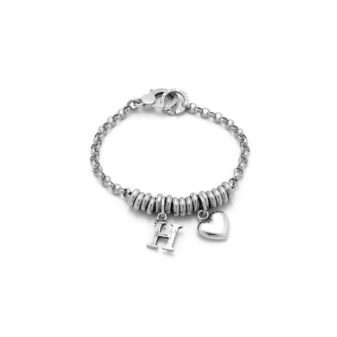 Giovanni Raspini Herz- und Buchstabenarmband H 1890