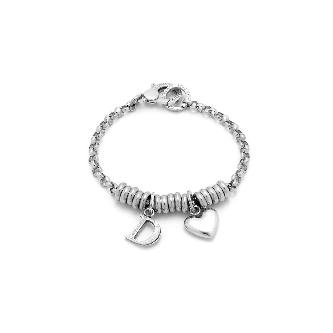 Giovanni Raspini Armband mit Herz und Buchstabe D, 1894