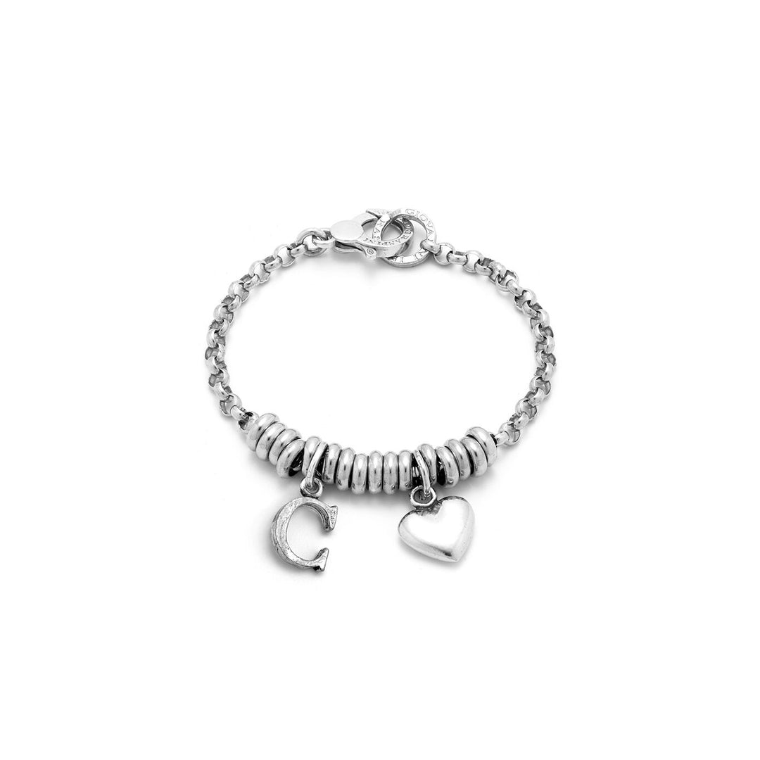 Giovanni Raspini Armband mit Herz und Buchstabe C, 1895