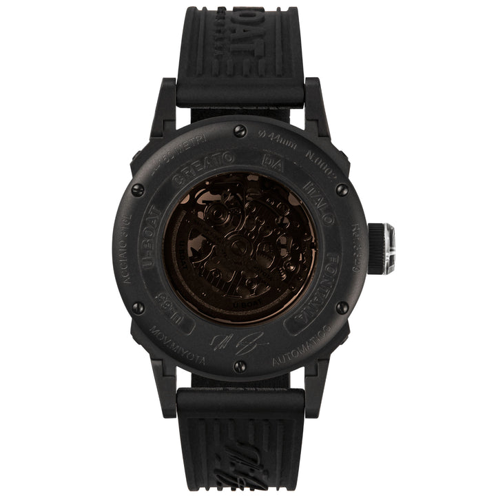U-BOAT horloge U-65 44mm wit automatisch staal zwarte PVD afwerking 3349