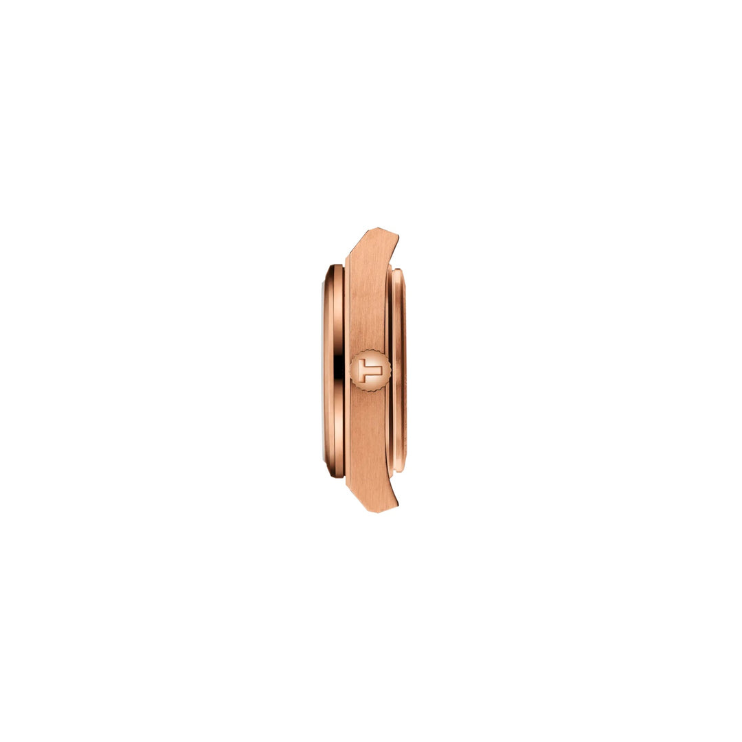 Tissot horloge PRX 25 mm roségoud diamanten kwartsstaal PVD roségouden afwerking T137.010.33.506.00