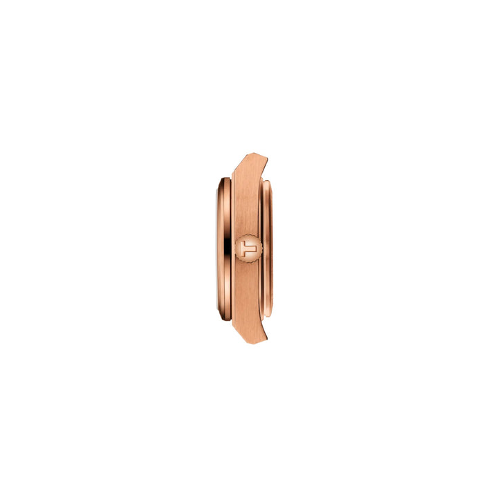 Tissot horloge PRX 25 mm roségoud diamanten kwartsstaal PVD roségouden afwerking T137.010.33.506.00