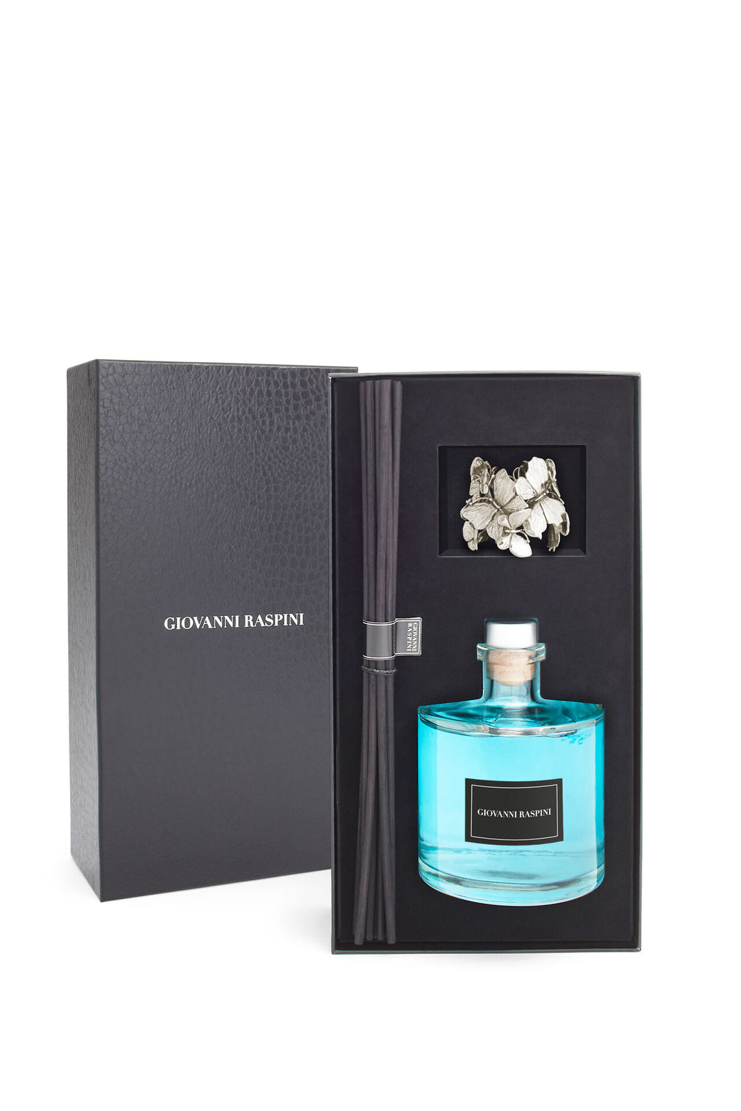 Giovanni Raspini Farfalle Diffuser - Vento di Mare omgevingsgeur met witte bronzen decoratie - XB0101