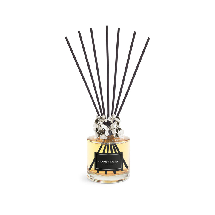 Giovanni Raspini Butterfly Diffuser – Raumduft Iris Dust mit weißer Bronzedekoration – XB0103