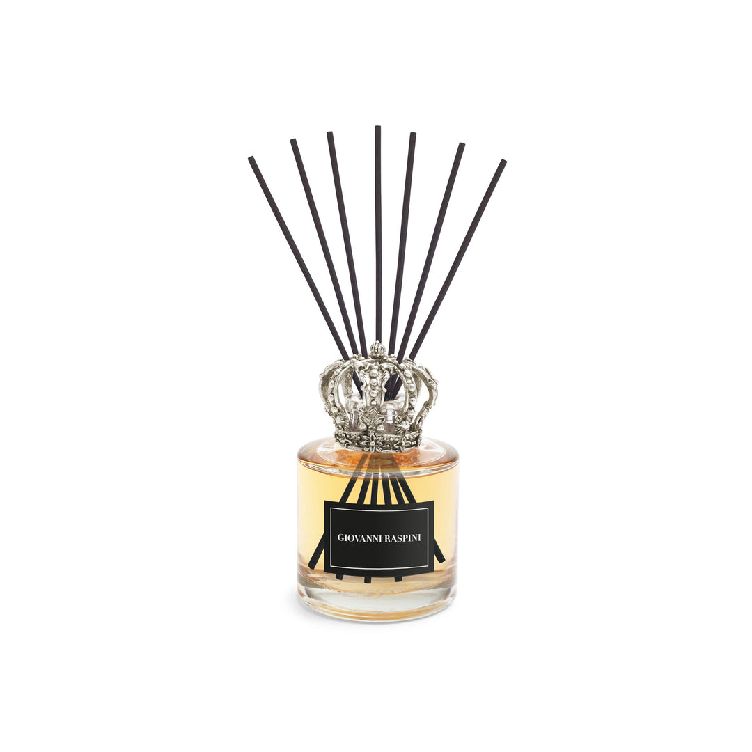 Giovanni Raspini Queen Diffuser - Iris Dust huisparfum met witte bronzen decoratie - XB0127