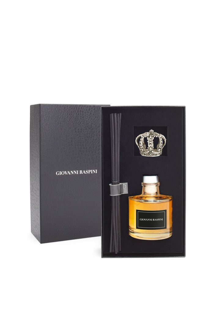 Giovanni Raspini Queen Diffuser - Iris Dust huisparfum met witte bronzen decoratie - XB0127