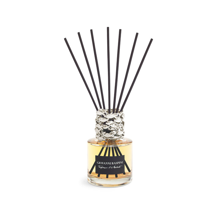 Giovanni Raspini Sardine Diffuser - Iris Dust huisparfum met witte bronzen decoratie - XB0148