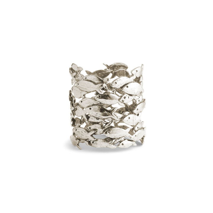Giovanni Raspini Sardine Diffuser - Iris Dust huisparfum met witte bronzen decoratie - XB0148