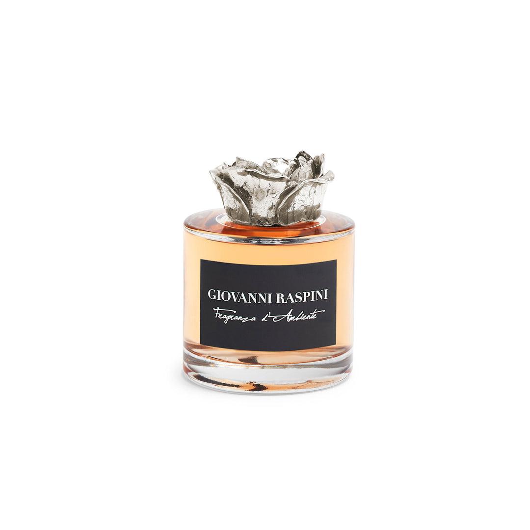 Giovanni Raspini Pink Diffuser – Raumduft Iris Dust mit weißer Bronzedekoration – XB0163