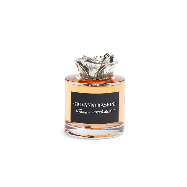 Giovanni Raspini Pink Diffuser – Raumduft Iris Dust mit weißer Bronzedekoration – XB0163
