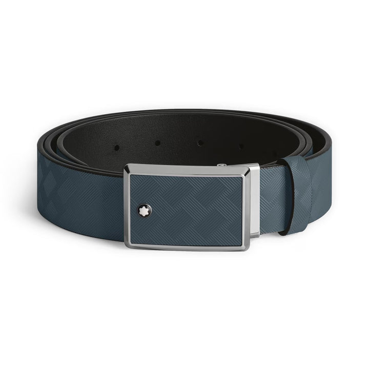 Montblanc Exterme Belt 3.0 Blue Skin Avio 35mm 199104