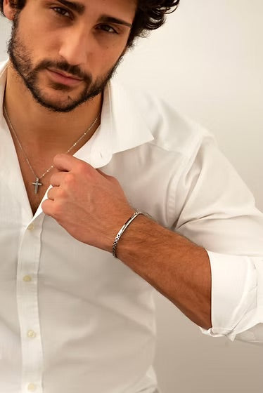 Comete bracelet Suits steel and zircons UBR 913