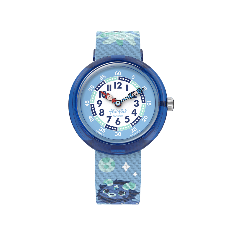 Flik Flak Cosmiclion Mystic Land 32mm FBNP234 Watch